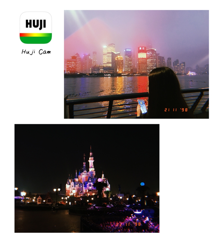 huji cam camera app photo editing
